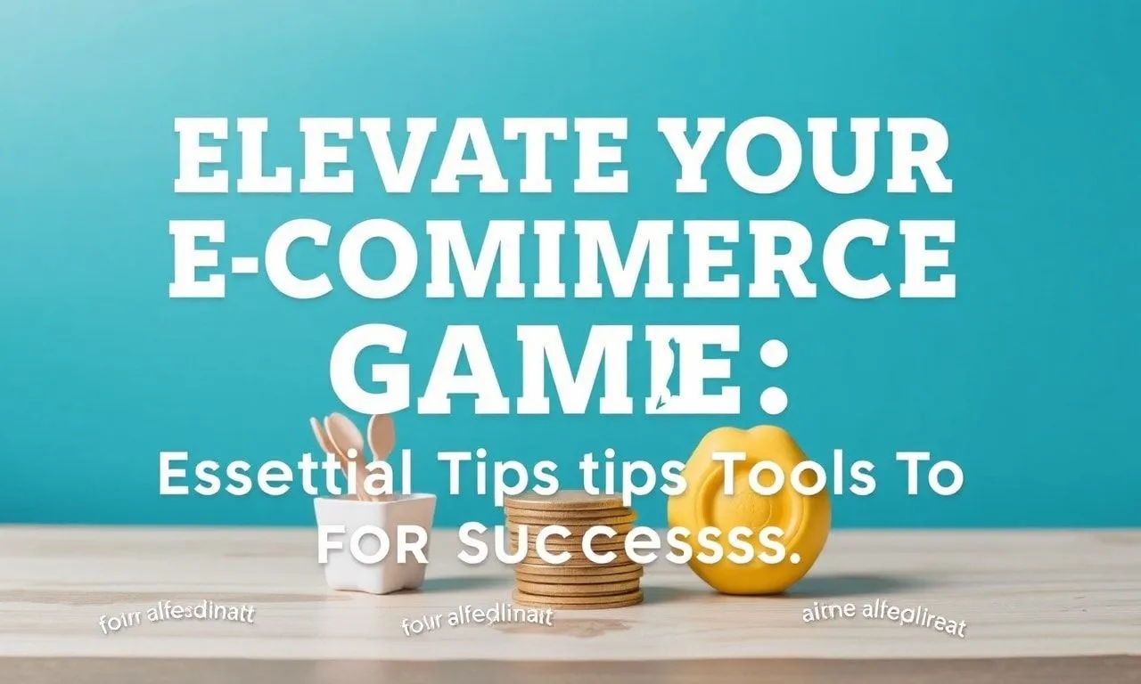 Elevate Your E-commerce Game: Essential Tips and Tools for Success Elevate Your E-commerce Game: Essential Tips and Tools for Success