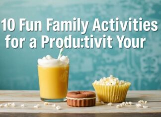 10 Fun Family Activities for a Productive Weekend 10 Fun Family Activities for a Productive Weekend 1. Family Movie Night: Choose a film that everyone will enjoy, make some popcorn, and snuggle up on the couch for a cozy movie night. 2. Bake Together: Spend the afternoon baking your favorite treats. It's a fun way to spend time together and you'll have delicious goodies to enjoy. 3. DIY Craft Projects: Get creative with some DIY crafts. You can find plenty of ideas online that are suitable for all ages. 4. Family Game Night: Dust off your b