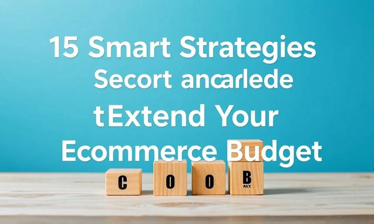 15 Smart Strategies to Stretch Your Ecommerce Budget 15 Smart Strategies to Extend Your Ecommerce Budget