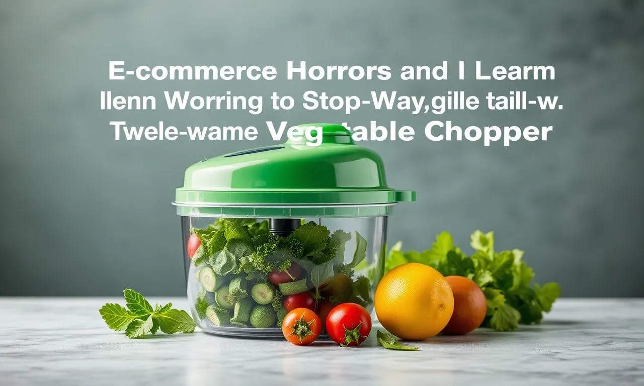 E-commerce Nightmares and How I Learned to Stop Worrying and Love the Veggie Chopper E-commerce Horrors and How I Learned to Stop Worrying and Love the Vegetable Chopper