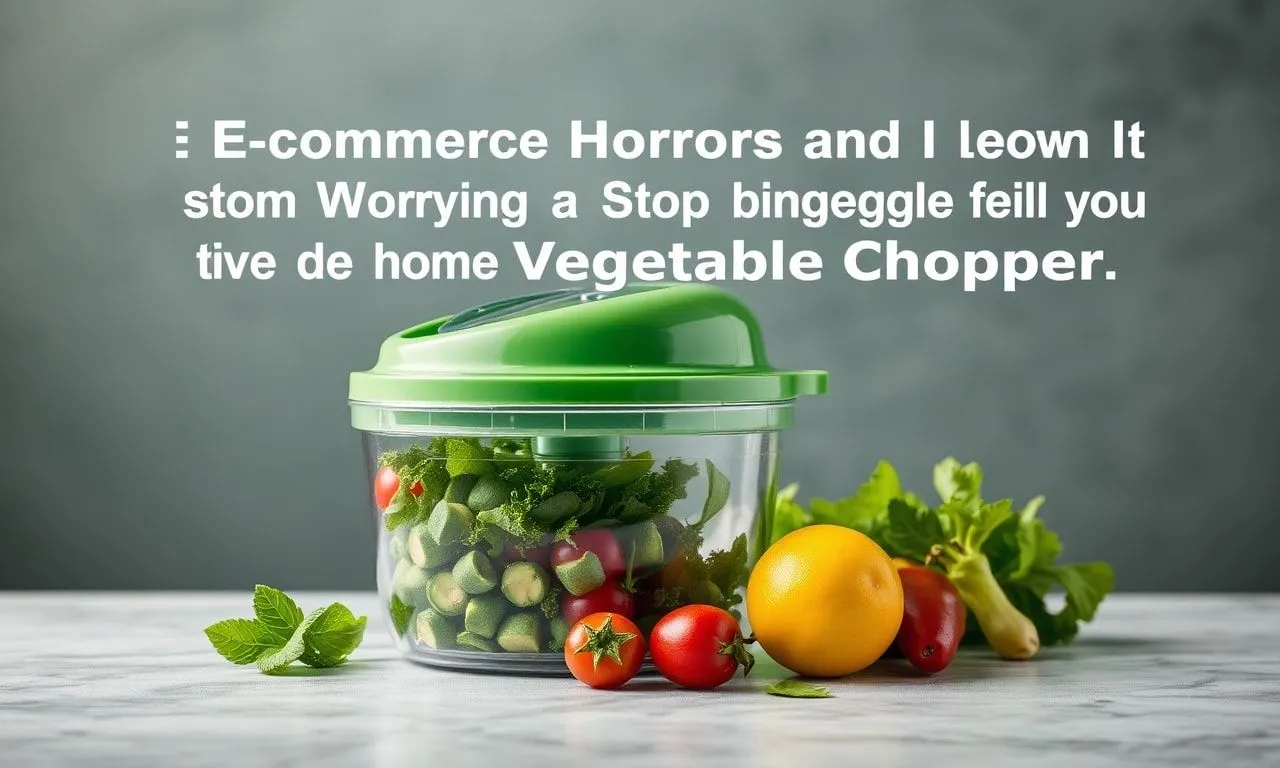E-commerce Nightmares and How I Learned to Stop Worrying and Love the Veggie Chopper E-commerce Horrors and How I Learned to Stop Worrying and Love the Vegetable Chopper
