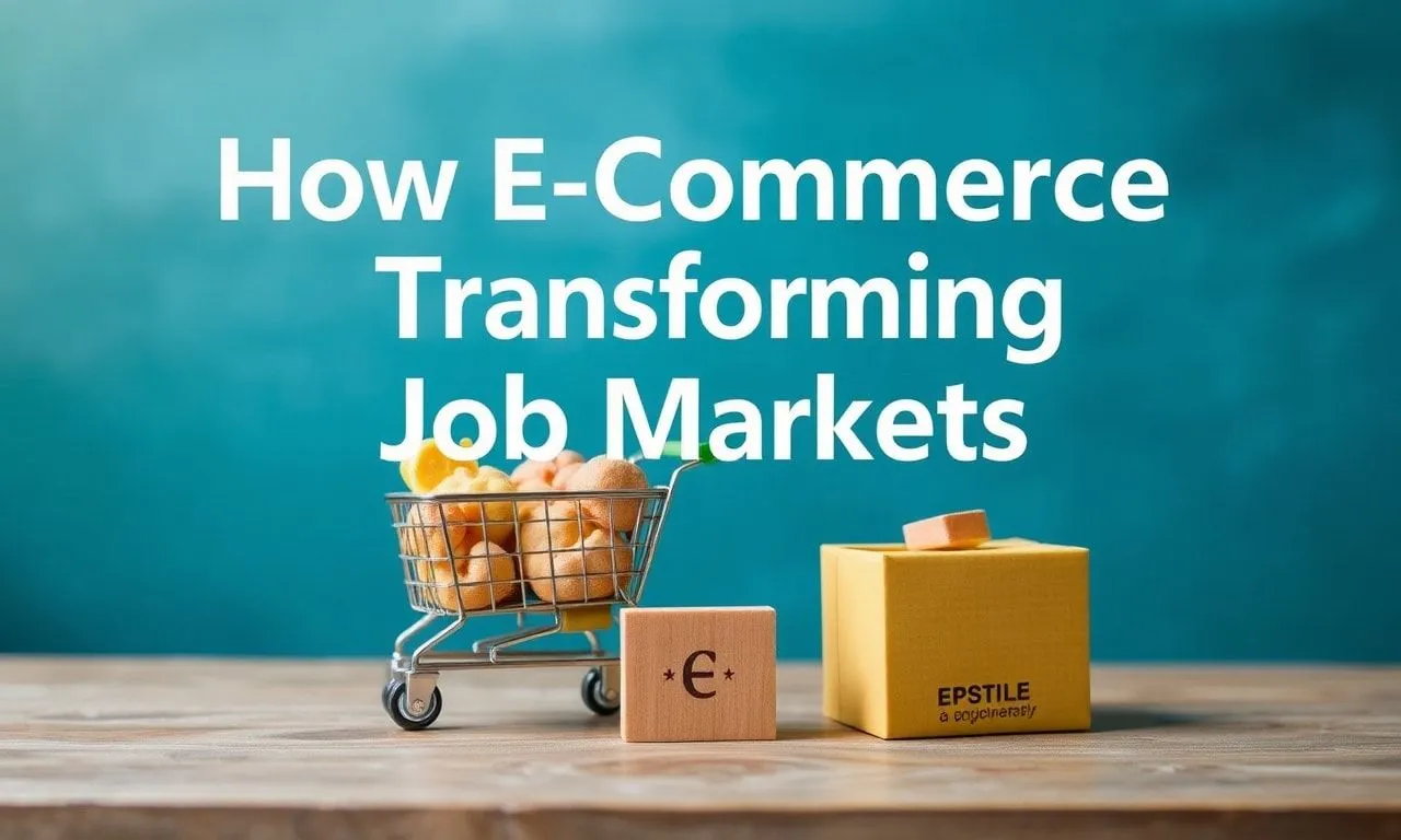 How E-Commerce is Transforming Job Markets in West Bengal The text is already in English, so no translation is needed. The text is: "How E-Commerce is Transforming Job Markets in West Bengal"