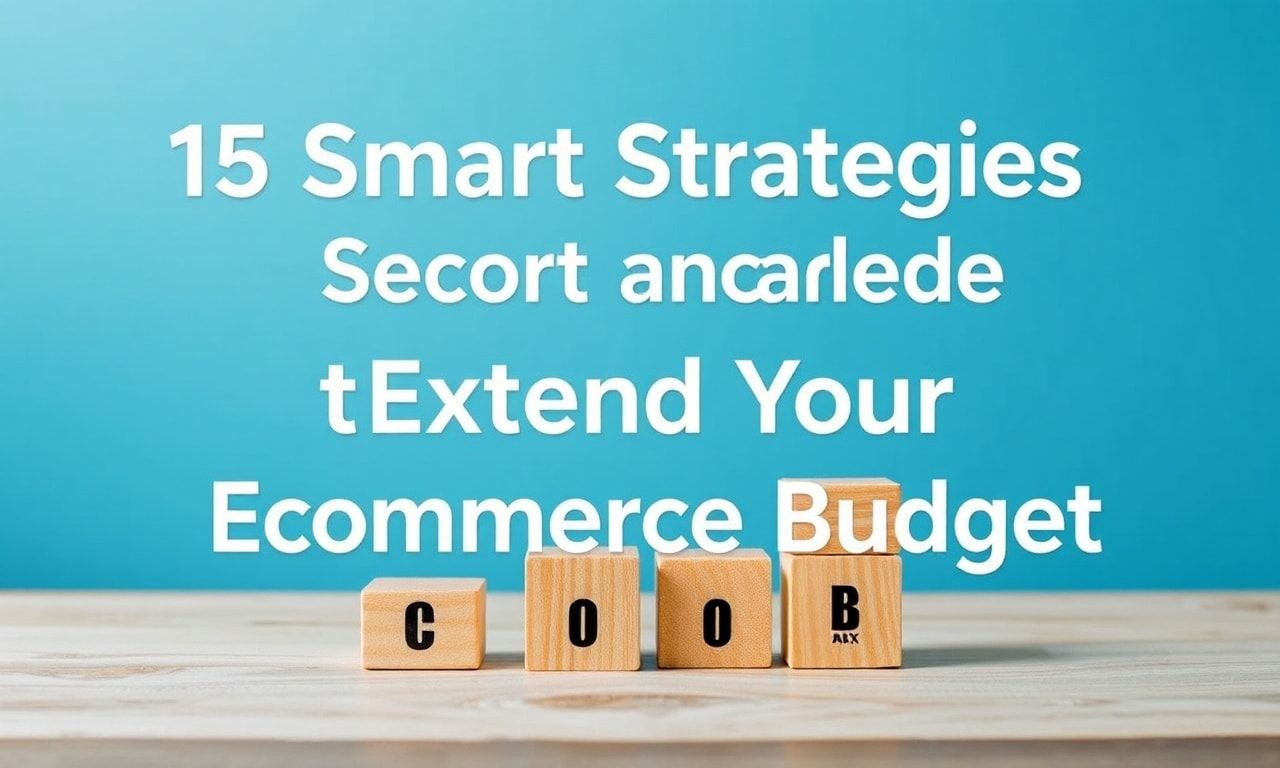 15 Smart Strategies to Stretch Your Ecommerce Budget