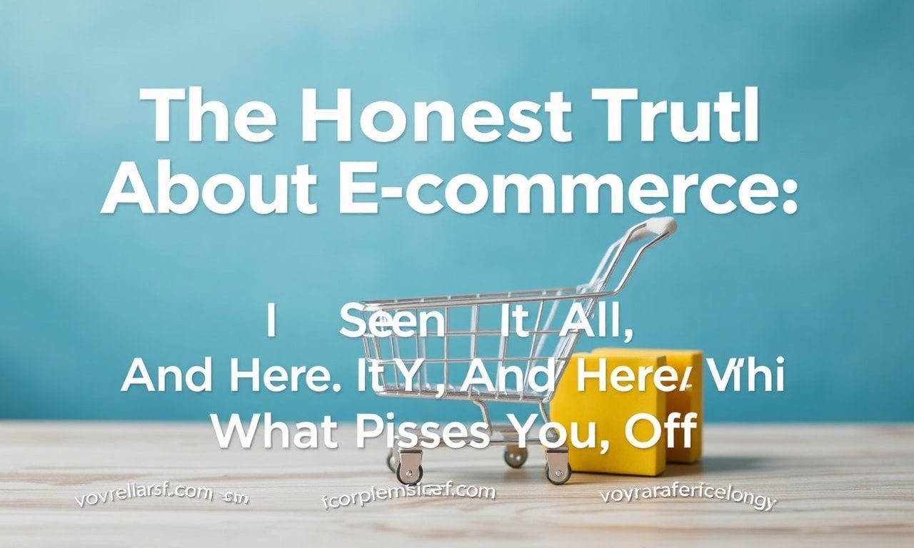 The Honest Truth About Ecommerce: I've Seen It All, And Here's What Pisses Me Off