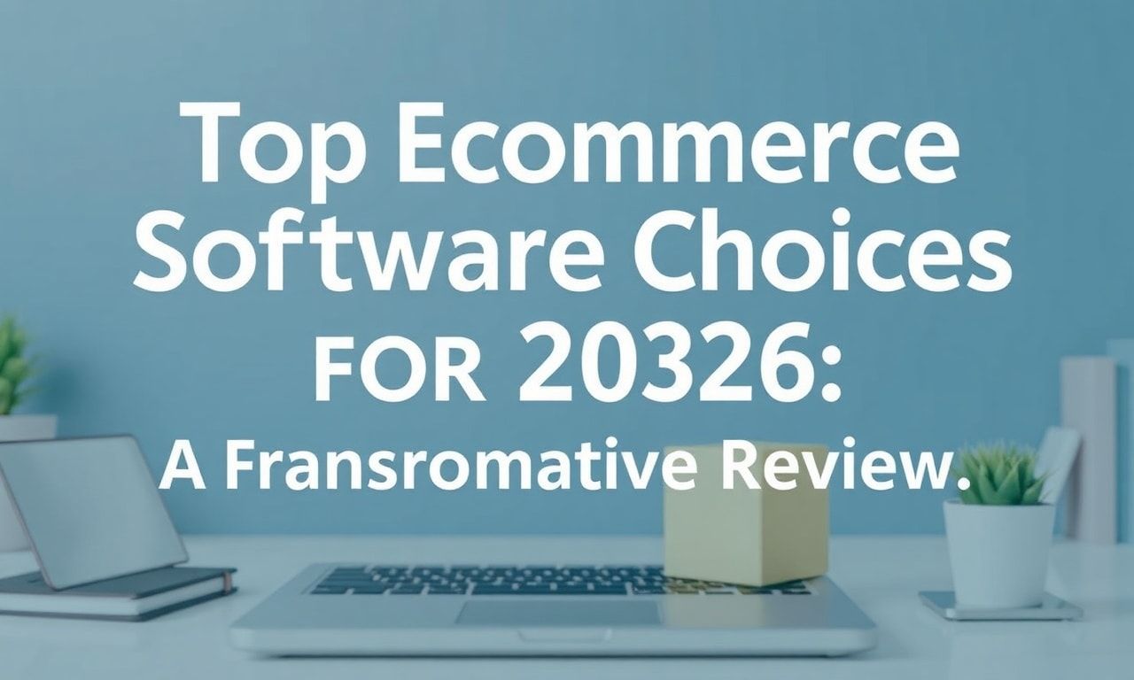 Top Ecommerce Software Picks for 2026: A Game-Changing Review